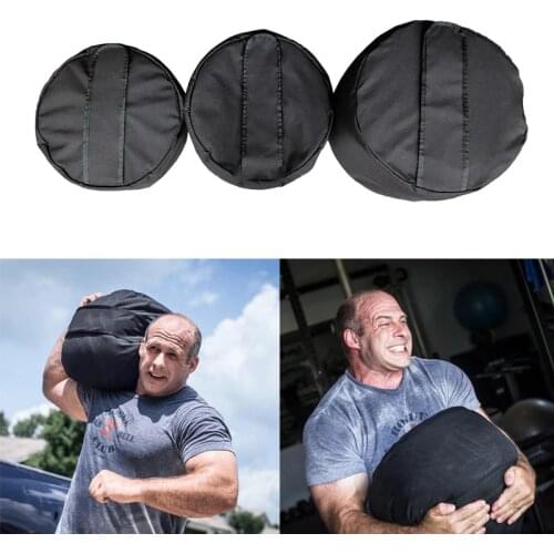 100-300lbs Cylinder Strongman Sandbags Heavy Duty Training Gym Fitness Power Bag for Cross Training Weightlifting Weighted Bags