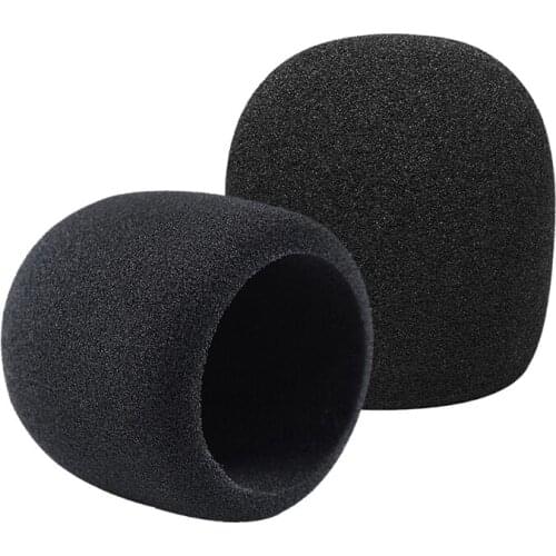 2 Pack Thick Handheld Stage Microphones Windscreen Foam Compatible with KMC300 500 Mics Environmentally Friendly Sponge