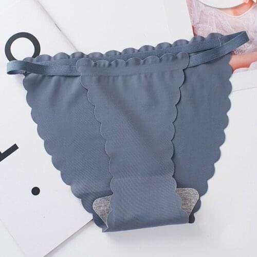 3 pieces satin Panties Women Sexy Low Waist G-String Underwear Female T-back Underpants M-XL Lady Bikini