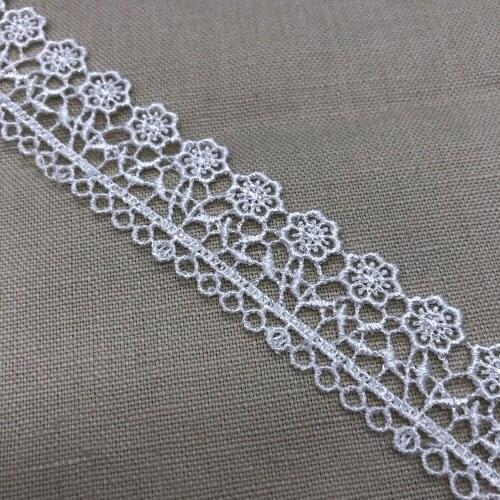 2.5cm Width Sewing Accessories Water Soluble Lace Trim DIY