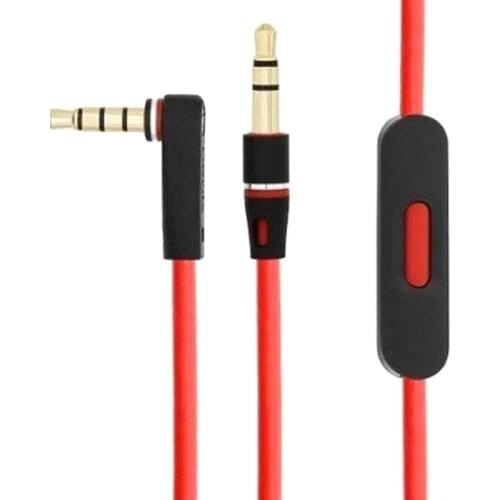 Earphone Cable for Beats Mixr/Solo HD Headphones with Control Talk Volume