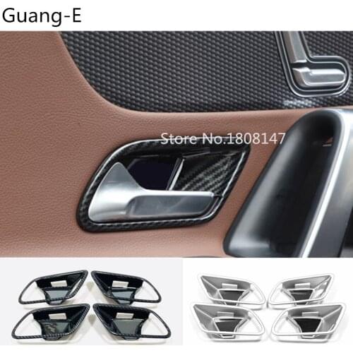 Car Cover Inside Styling Inside Frame Panel Trim Door Inner Bowl Handle For Mercedes Benz A Class W177 A180 A200 A250 2019 2020