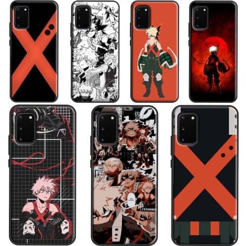 Katsuki Bakugo Boku No Hero Academia Phone Case For Samsung Galaxy S21 S20 Ultra S8 S9 S10 Plus Note 10 Note 20 9 S20 FE Cover