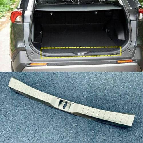 For Toyota Rav4 2019 2020 S. Steel Inner Trunk Rear Bumper Protector Plate Cover