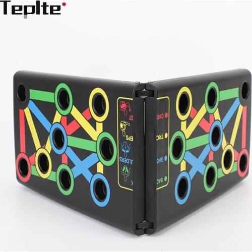 Push Up Board For GYM Body Training with Instruction Print Body Building Fitness Exercise Tools Men Women Push-up Stands