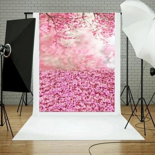 Newborn Backdrops Baby Floral Photo Background for Photo Studio Painting Pink Flower Photography Backdrops