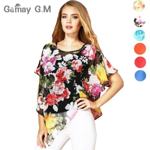 Блузки с принтом Gemay G.M China At AliExpress