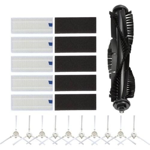 Vacuum Cleaner Sponge Filter Side Brushes Main Brush Replace Spare Parts Fit For 360 S6 Vacuum Cleaner