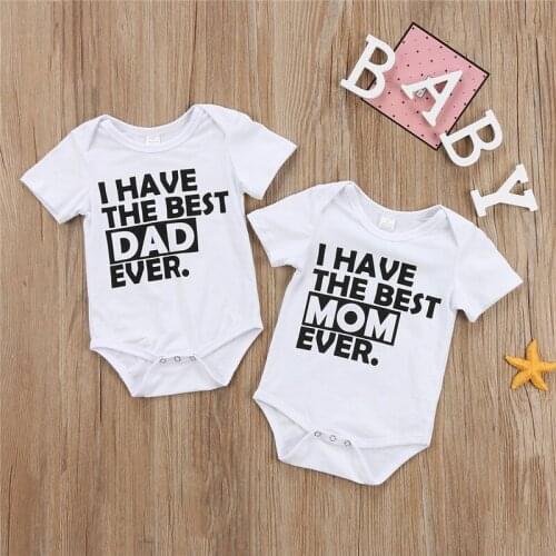 Cotton Newborn Baby Girl Boy Clothing Tops Cartoon Bodysuit Short Sleeve Letter Jumpsuit Outfits Sunsuit Baby Girl Clothing Wear