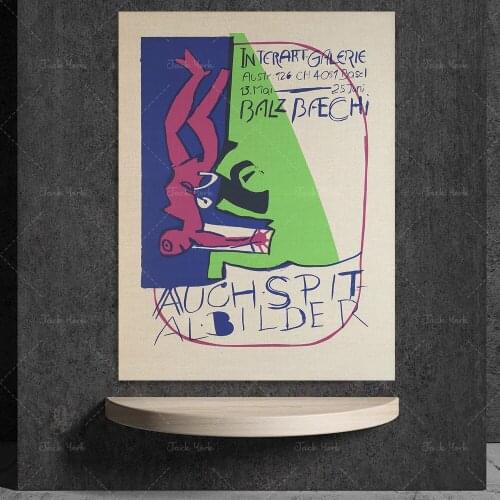 Art Exhibition Poster, Modern Wall Art, Mid Century Modern Art Print, Museum Print, Paris Wall Art, Wall Art Prints, Paris Prin