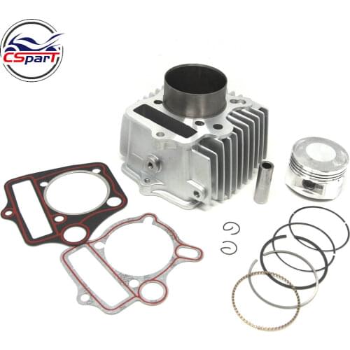 54mm 125CC Aluminum Alloy big bore kit Cylinder set for Dirt Bike ATV Honda C100 C110 CT100 JH110 DY110 QJ110-9 ZS110 152FMH