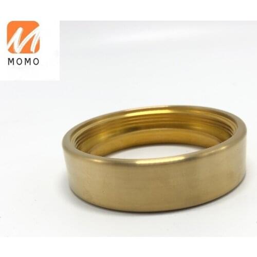 Brass Finish and Deburring Brass Aluminum Part Custom Lighting Industry Components