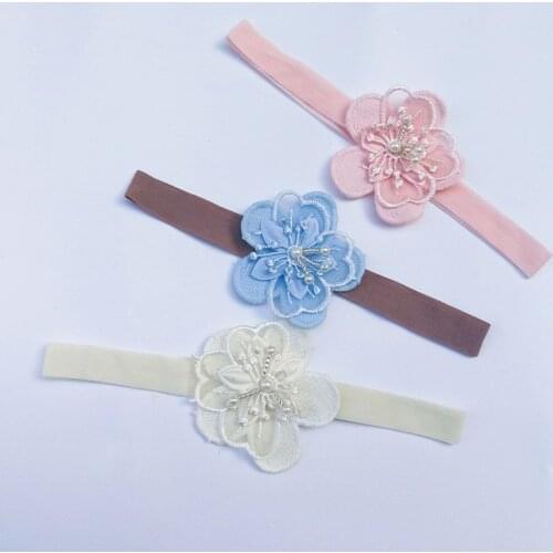 2021 New Baby Headband Childrens Hair Accessories Flower Girls Hair Band Floral Childrens Hair Band Baby Headband