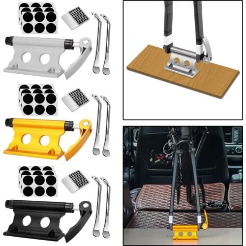 Portable Bike Tire Patch & Bike Rack Inner Tube Patches Tyre Repairing Tool