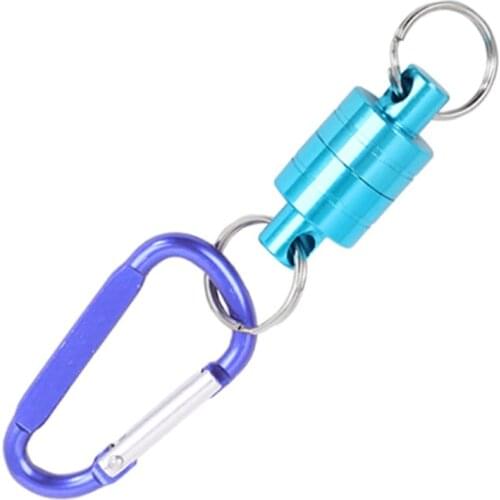 Strong Magnetic Carabiner Portable Outdoor Fishing Mountaineering Release Lanyard Strong Train Release Buckle