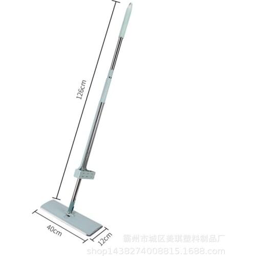 Floor Polisher Mop Flat Easy Microfiber Touchless Tile Tools Mop Kitchen Dust House Menage Nettoyage Cleaning Tools DE50TB