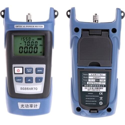 High Precision Optical Power Meter Fiber Testing Tools Wiring Light Decay Tester