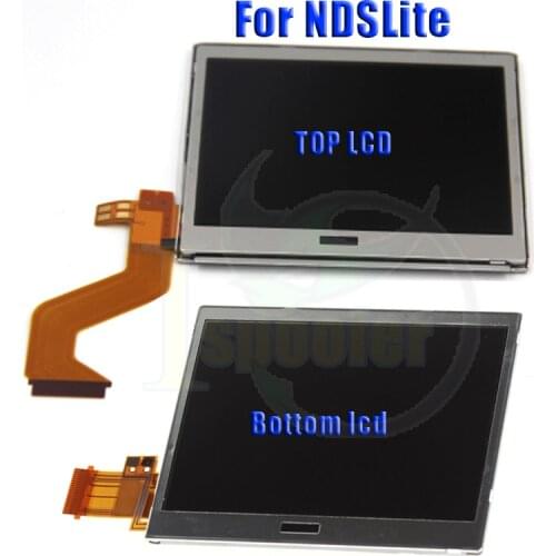 High Quality Parts Top Bottom & Upper Lower LCD Screen Display For Nintend DS Lite/NDS/NDSL/NDSi New 3DS LL XL for NintendSwitch