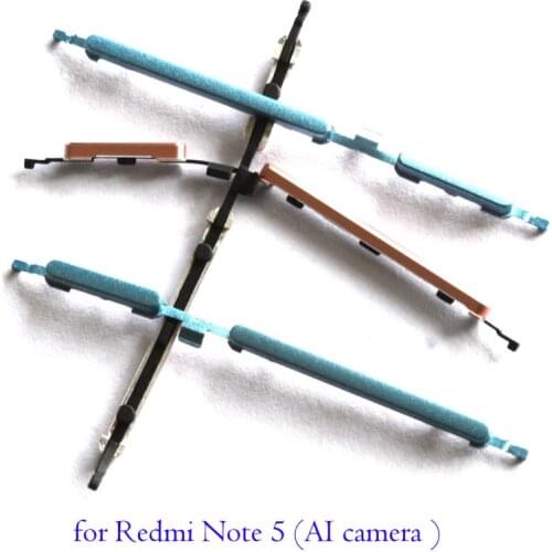1pcs new original power volume sidebutton for Xiaomi Redmi Note5 AI Redmi Note5 pro