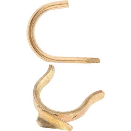 2Pcs Trumpet Finger Hook Holder Brass Material Fits Many Music Lovers Brands