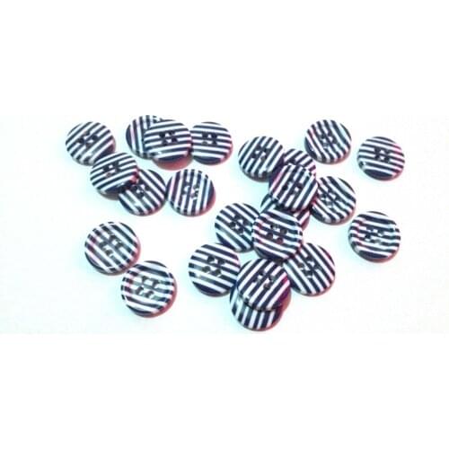 2018Rushed Real None Sewing Accessories Decorative Buttons Navy Wind Style Resin Sewing Button Blue Scrapbooking Round 200pcs