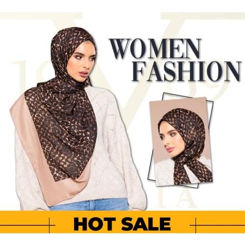 2020 Hot Sale Women 90x200 cm Caramel Pavia Shawl Silky Scarf Muslim Hijab Wrap Female Neck Warm Headband Face Mask Lady