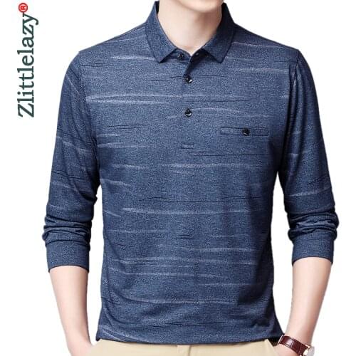 2021 fashion designer brand striped pocket polo shirts for men shirt long sleeve tops tee shirt summer luxury men clothing 4393