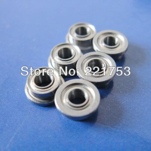 Free Shipping Via Express 500 PCS MF72ZZ Bearings 2x7x3 mm Flanged Ball Bearings