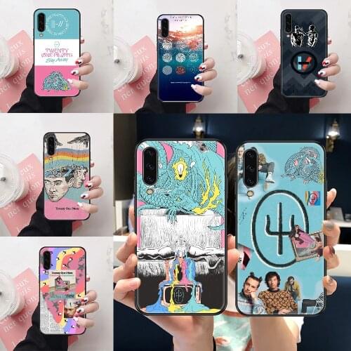 Twenty One 21 Pilots Scaled icy Phone Case For Samsung Galaxy A 10 12 20E 21S 30 32 40 50 51 52 70 71 72 5 6 7 2016 2018 black
