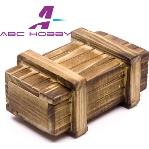 RC Rock Crawler Car Parts Wooden Decoration Box Case For 1/10 1/12 D90 SCX10