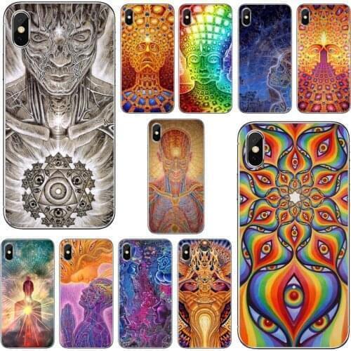 For ZTE Blade A520 A512 A452 A602 A5 2019 V6 V7 V8 V9 V10 Lite Viat Cell Phone Case Alex-Grey-Progress-Soul-Kiss-Muse