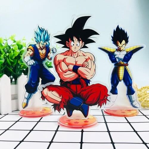 Dragon Ball Double Sided Acrylic Plate Cartoon Anime Character Acrylic Stand Figure Model Plate Holder