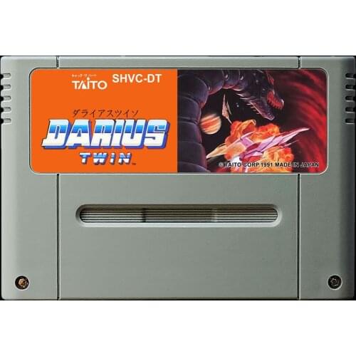 Game cards : Darius Twin ( Japanese NTSC Version!! )