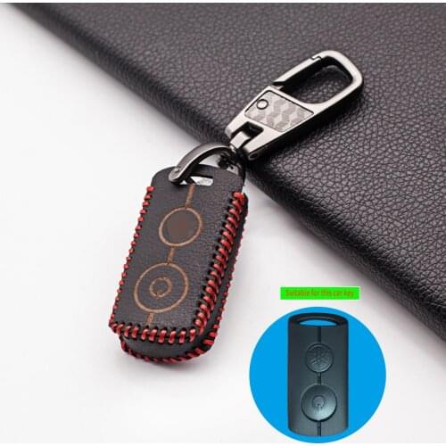 Leather motorcycle alarm shell set key cover for YAMAHA aerox 155 NVX155 MVX 55 XMAX300 Nvx QBIX JAUNS motor key cover case fob