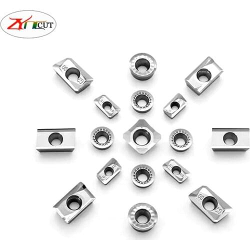 10PCS APMT1604PDER H2/M2 P201F,R0.8 Planar roughing cutter blade with carbide insert,Right-angle shoulder face milling insert