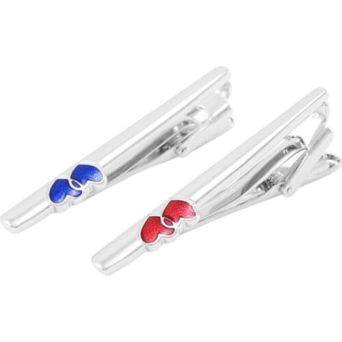 Fashion Tie Clip Romantic Heart Designed Tie Clips Tie Bars Pin For Lover Wedding Mens Gift Jewelry Accessory Wholesale 10pcs