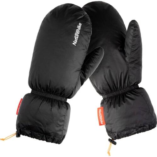 Naturehike White Goose Down Gloves Warm Winter Sport Glove Waterproof Camping Hiking Cycling Motorcycle Ski Gloves NH18S022-T