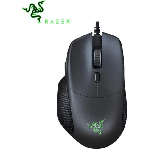 Razer Basilisk Wired Gaming Mouse 6400DPI RGB Optical Sensor Removable DPI Clutch Scroll Resistance 7 Buttons Gamer Mice