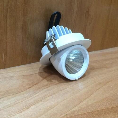 Adjustable Rotatable LED Downlight 15W COB 1500lm Ceiling Down Light Dimmable LED Trunk Light Gimbal Gimble Direction Spot Light