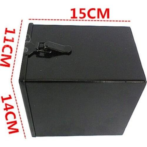 Retro Modified Motorcycle Refitted Battery Box Is Made by Hand