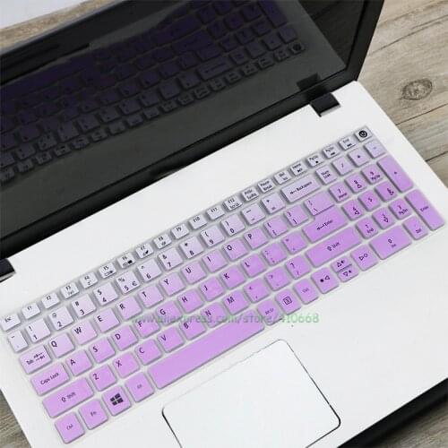 15.6'' silicone Keyboard Protector Cover Skin for Acer Aspire E15 E5 575G E5-575G V3-574G TMTX50 TMP259 F5 573G E5 552G 553G