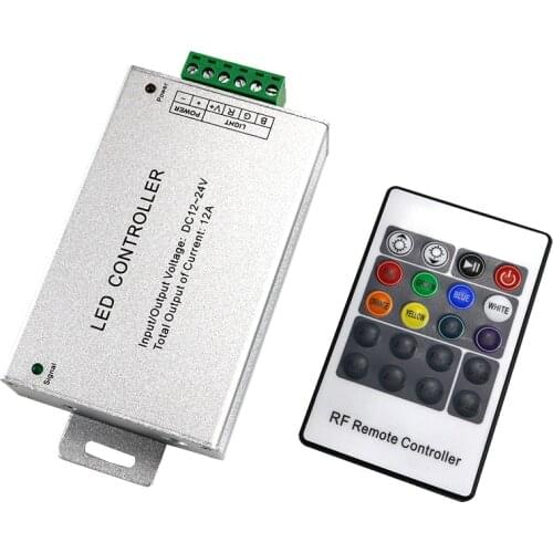 LED Controller DC12-24V 12A 20keys LED Wireless RF Controller LED RGB Color Remote Controller For led Strip light SMD 5050 3528