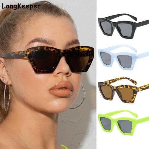 Vintage Womens Glasses 2021 Oversize Square Cat Eye Sunglasses for Women Designer Sun Glasses lunettes de soleil pour femmes