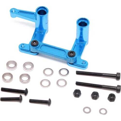 1:10 With Screw Portable RC Car Metal Steering Cup Upgrade Chassis Part Kit Anti Shock Durable Kids Toy Swing Arm Fit For SLASH