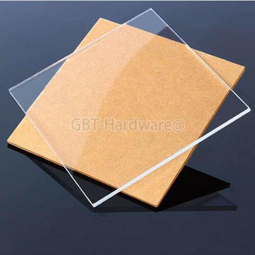 Acrylic Board Plexiglass Transparent Clear Plastic Sheet Organic Glass Polymethyl Methacrylate 1mm-10mm Thickness 0.8-9.2mm
