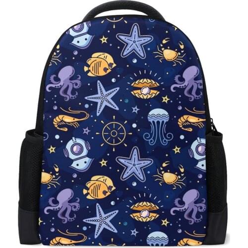 2020 New underwater world Kids School Bags For Boys Cute Toddler Children School Backpacks for Girls Kids Bag Baby School Bag