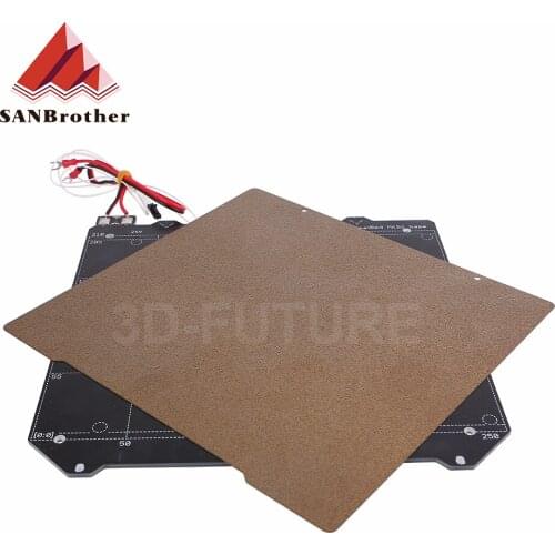 SANBrother Prusa i3 MK3 3D Printer Y carriage Heated Bed With/No Magnets 24V/12V Wiring Thermistor For Prusa i3 MK3 MK3S