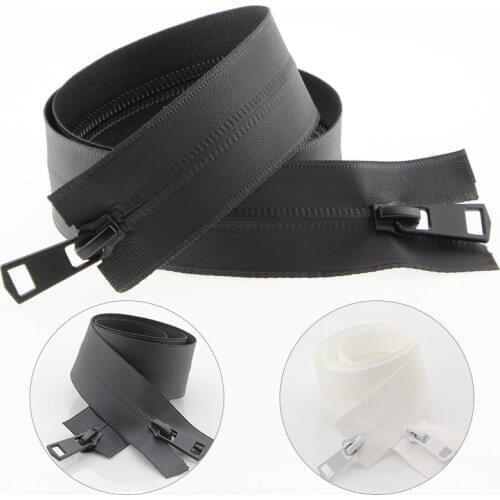 5# Double Slider Open-end Outdoor Jacket Invisible Waterproof Zipper Multi Length Clothes Sewing Accessories Zipper Replacement
