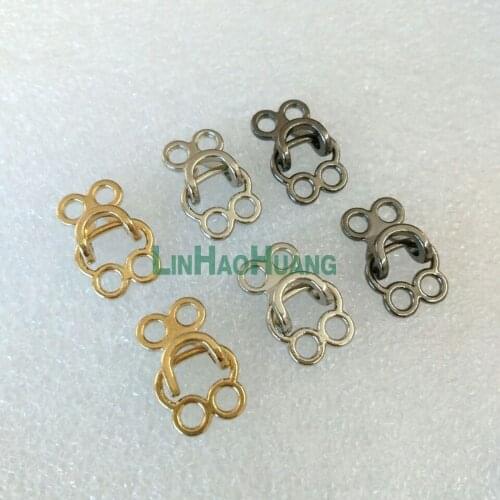 60sets mink coat buckle on the buckle of high-grade metal buckle hook and eye contact gold sweater fur buckle hooks 2017081301