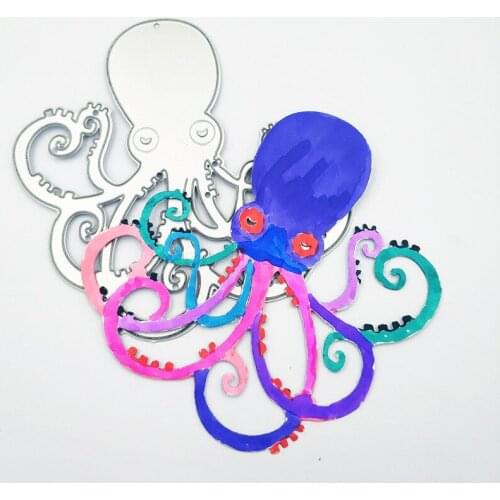 8.1*8.0cm octopus paper die Cutting dies metal crafts paper die-cutting /DIY embossing Easter Halloween Scrapbooking